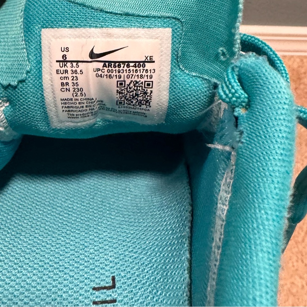 Nike Trail Zoom Pegasus 36 Turquoise Sneakers